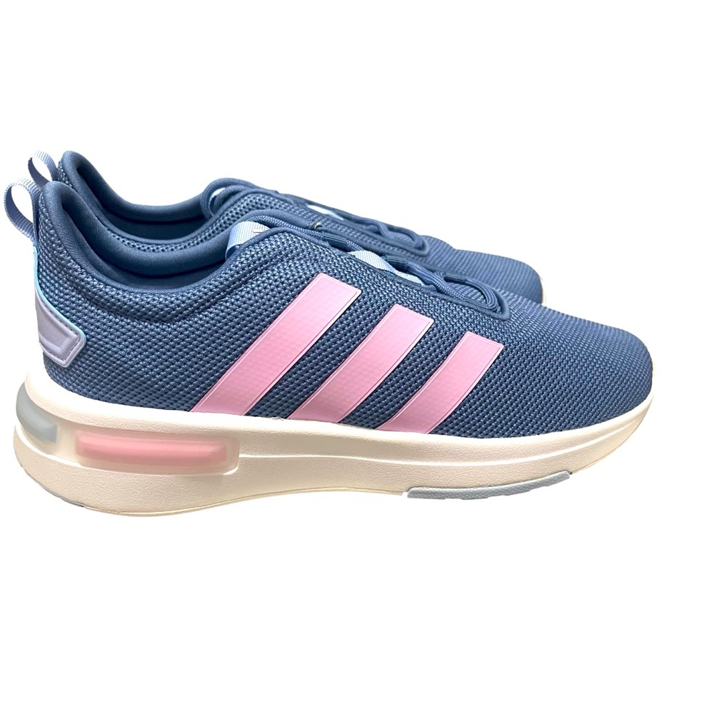 🌟🌟🌼NIB Adidas Big Girls Racer TR23 Wide Running Sneakers. CLOUDFOAM - Picture 1 of 12